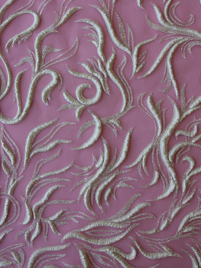 Ivory Glitter Lace Aveline