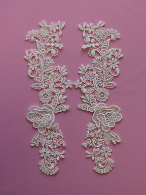 Ivory Guipure Lace Appliques - Nova