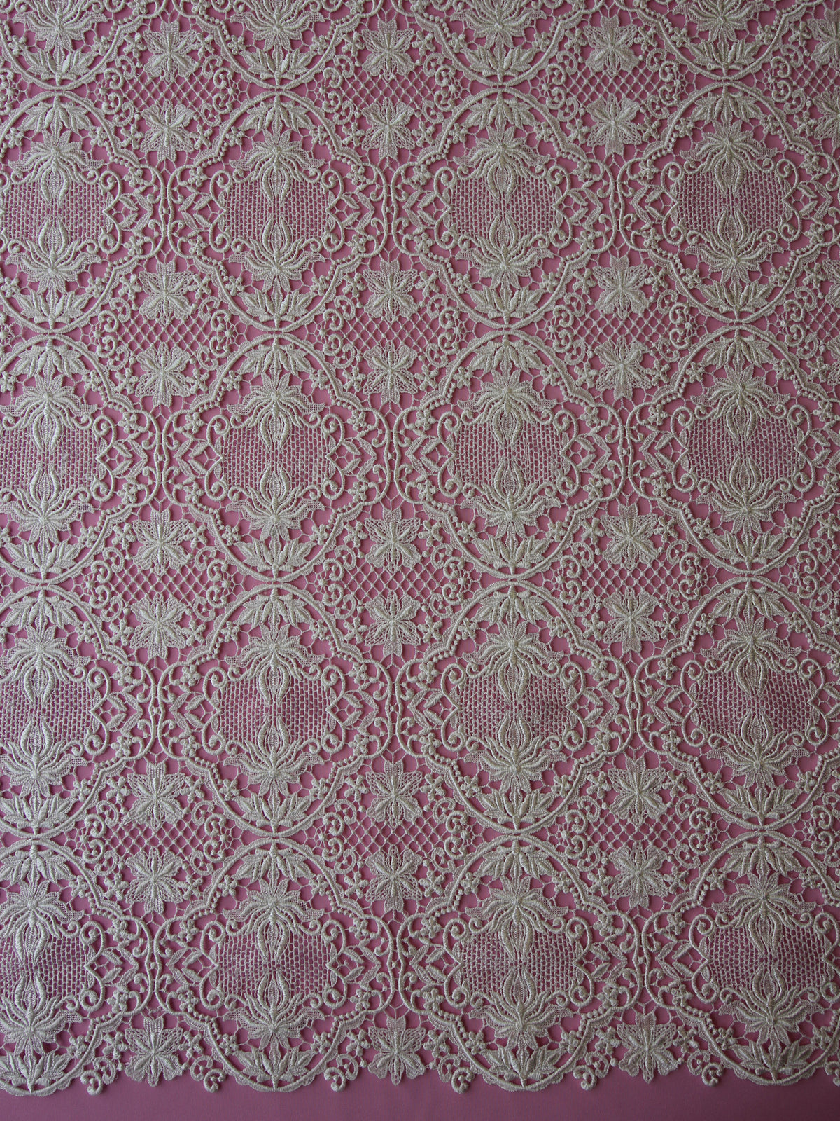 Ivory Guipure Lace – Lennox