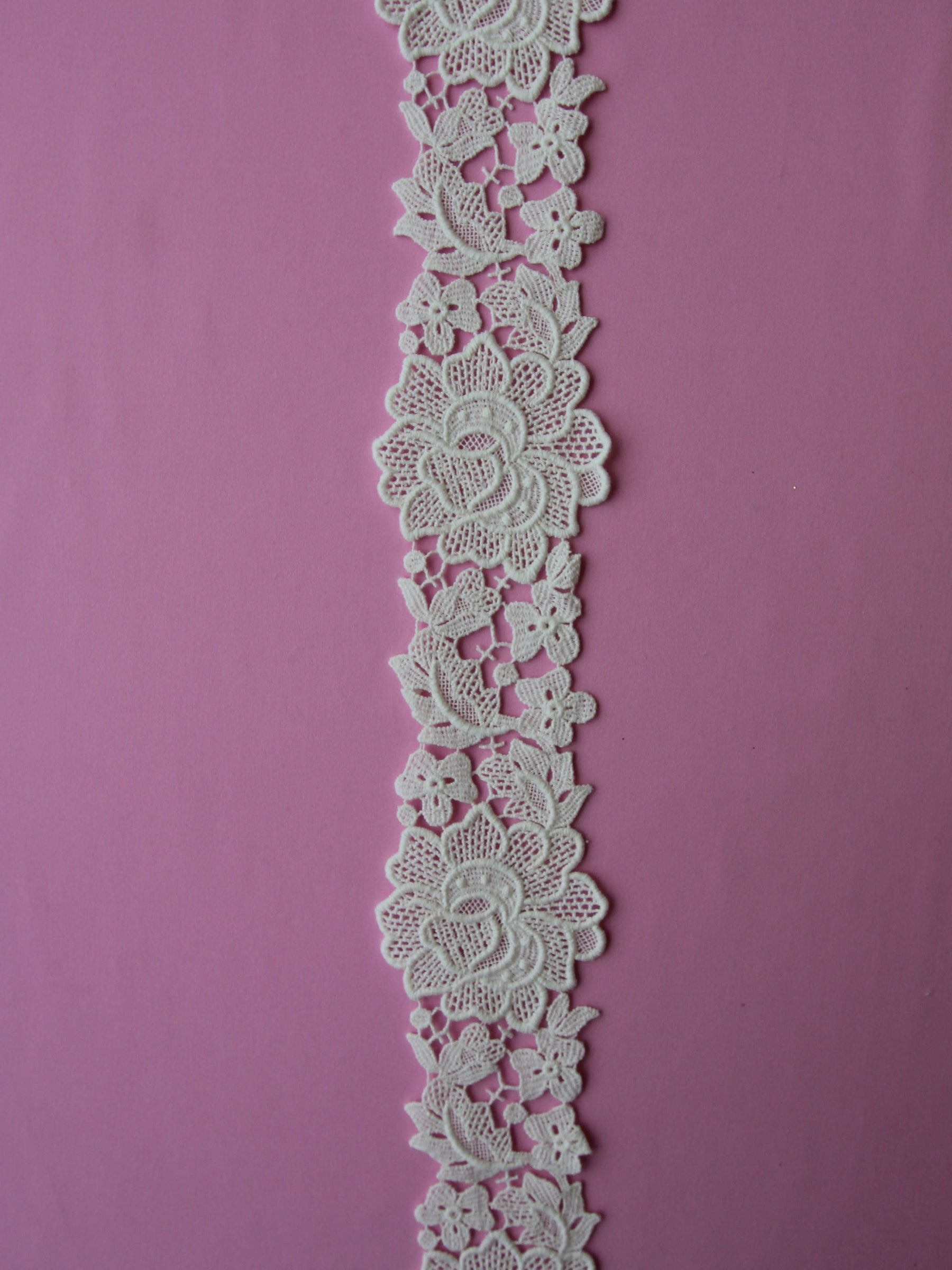 Ivory Guipure Lace Trim - Gypsy