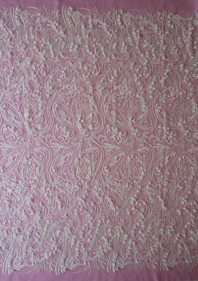 Ivory Embroidered Lace - Bernada