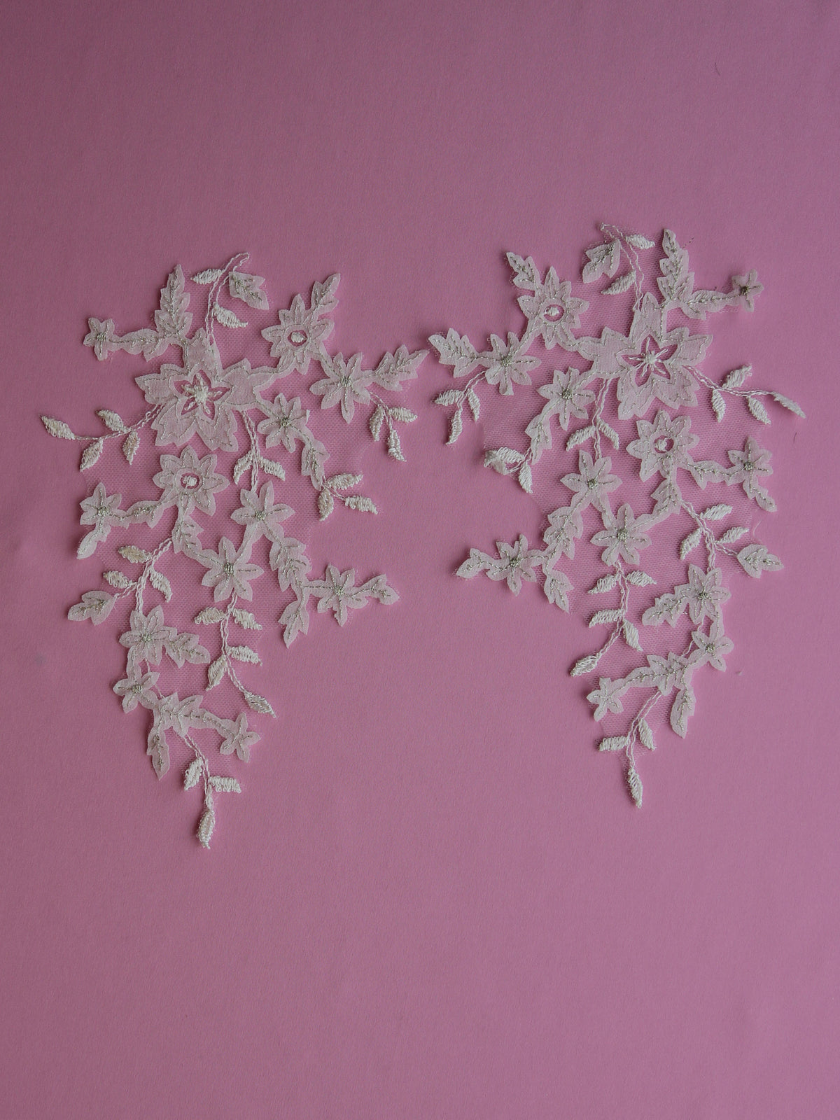Ivory Laser Lace Appliques - Melissa