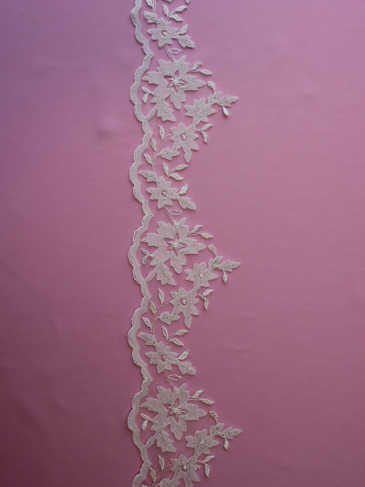 Ivory Laser Lace Trim - Melissa