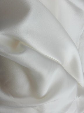 Ivory Polyester Satin (148 cm/58") - Sheen