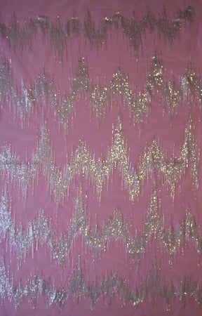 Ivory Sequinned Lace - Twilight