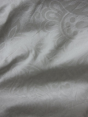 Ivory Silk Jacquard (135cm/53") - Equinox
