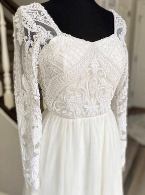 Ivory Hand Beaded Lace - Jaxton