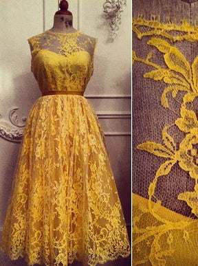 Sunflower Yellow Lace Trim - Kate