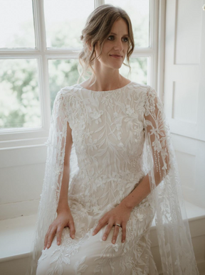Ivory Embroidered Lace - Luciana