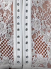 Ivory Beaded Raschel Lace Delia
