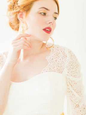 Ivory Guipure Lace – Isabella