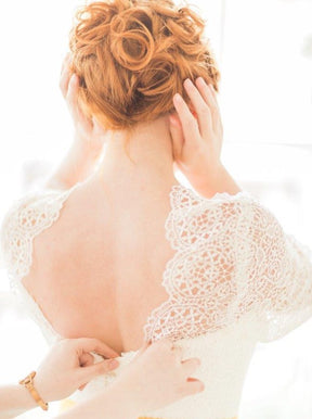Ivory Guipure Lace – Isabella