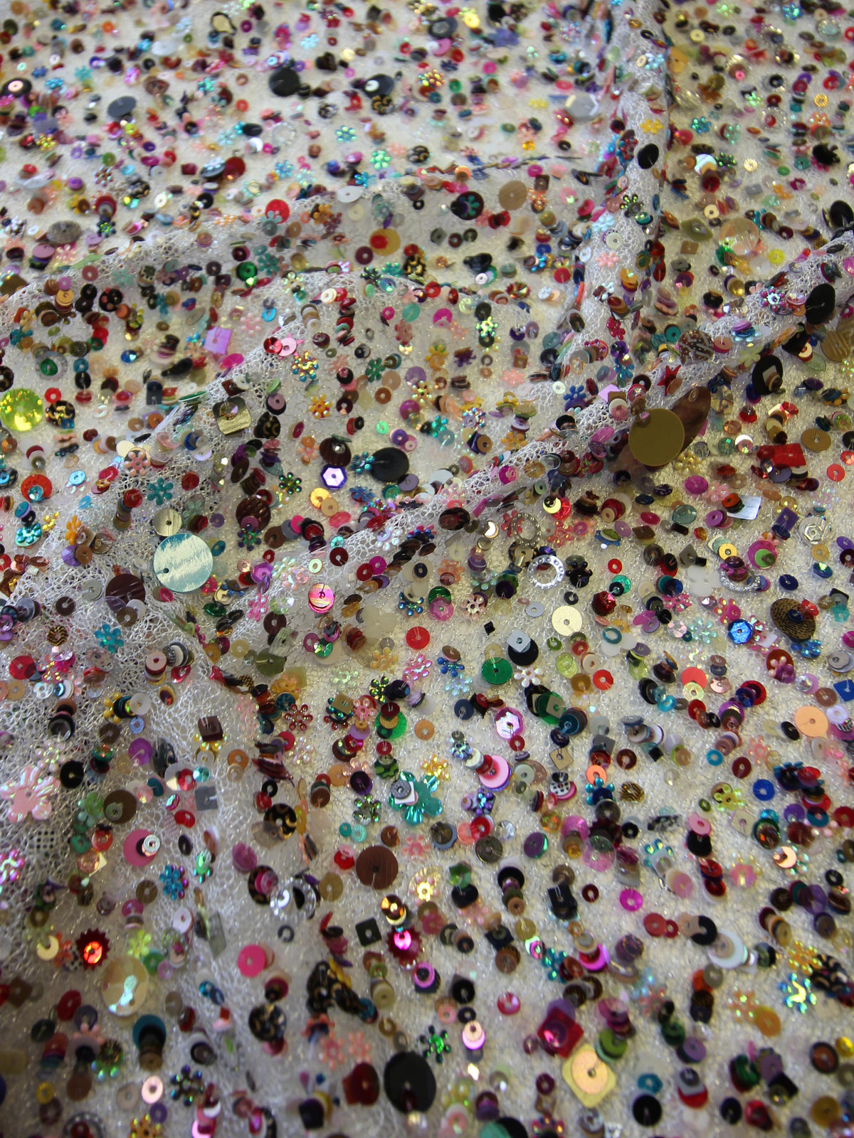 Multi-colour Sequinned Tulle – Delice