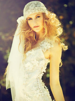 Ivory Flower Lace - Naomi