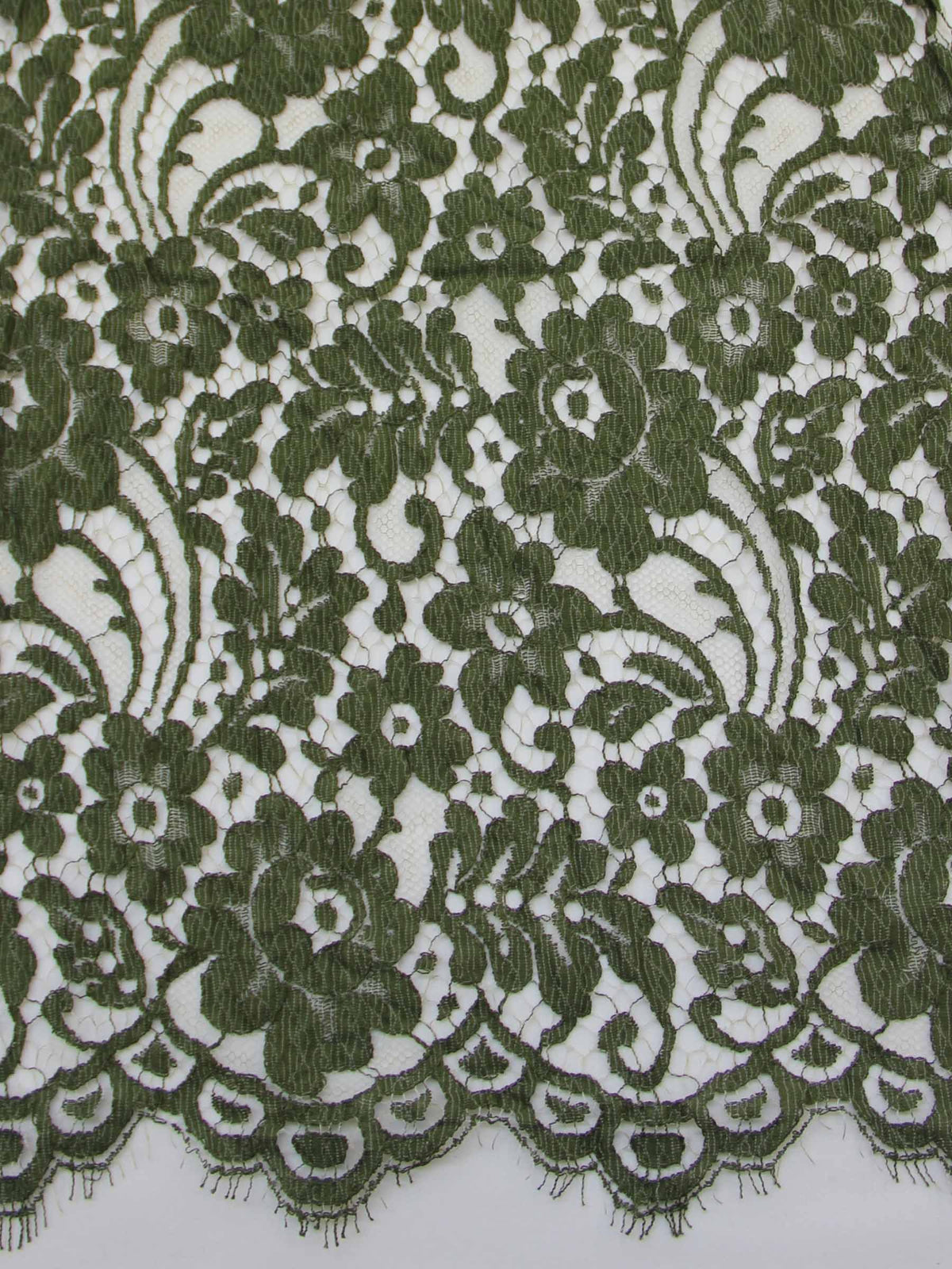 Olive Green Lace - Jemima