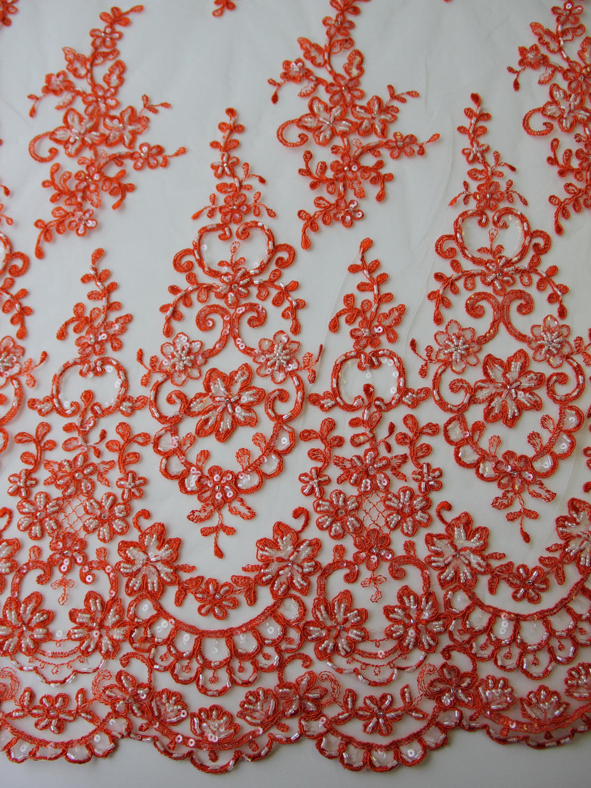 Fresh Orange Lace - Alexandra