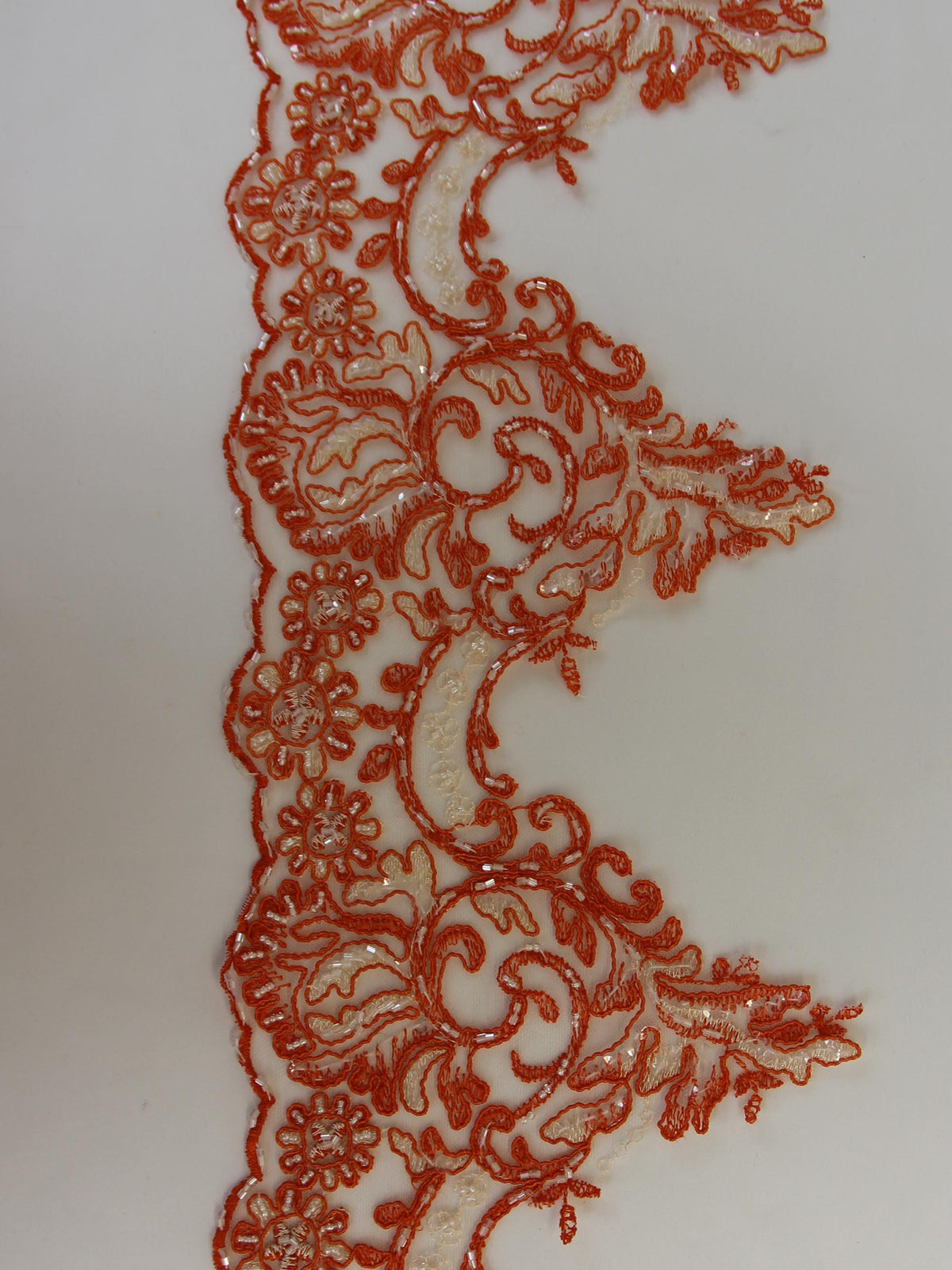 Fresh Orange Lace Trim – Jessica