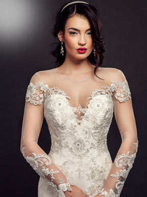 Ivory Corded Lace - Harmony