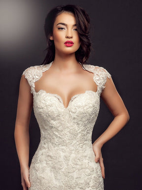 White Beaded Lace - Victoria
