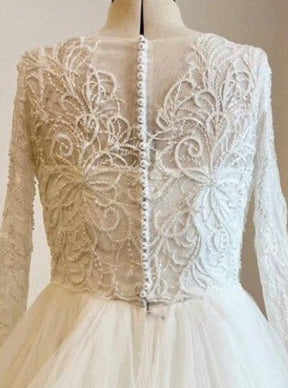 Ivory Beaded Lace - Zanobia