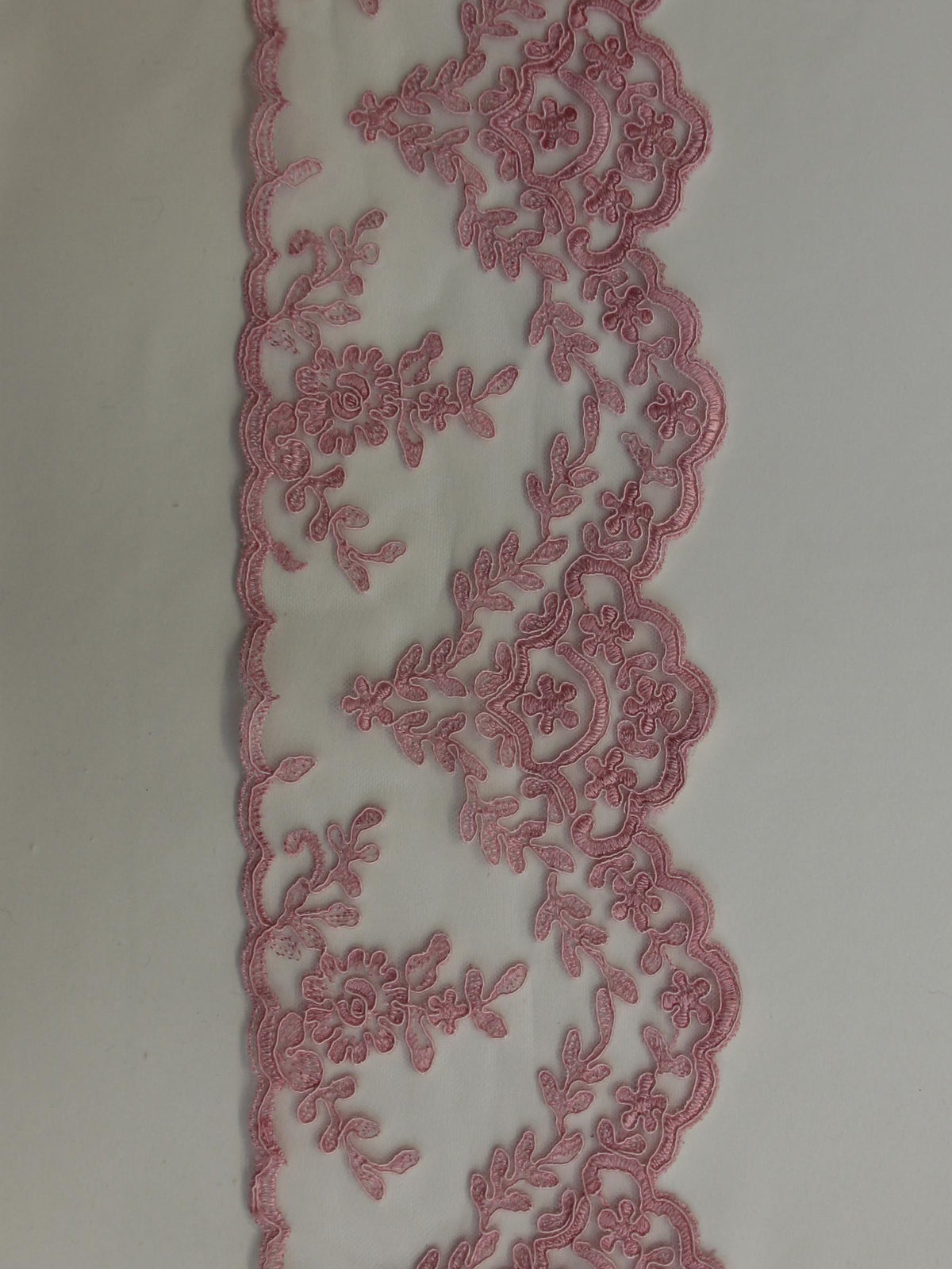 Peony Pink Lace Trim - Kansas