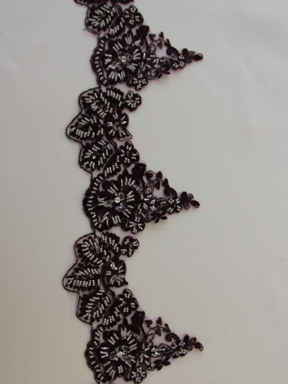 Plum Lace Trim - Chelsea