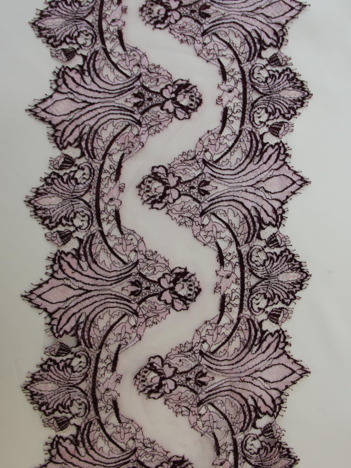 Plum Lace Trim - Claire