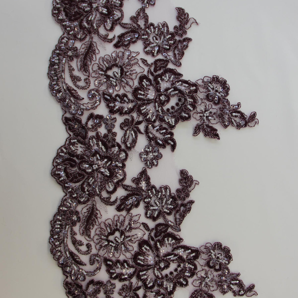 Plum Lace Trim Victoria