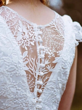 Ivory Embroidered Lace - Presley