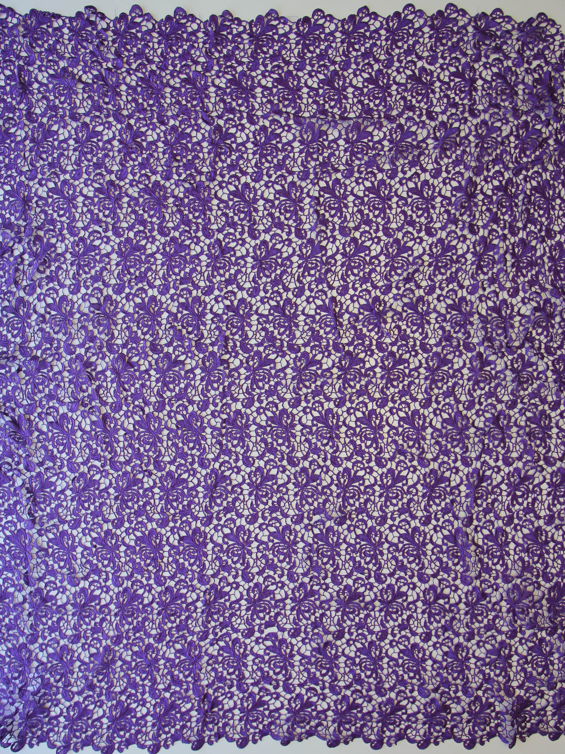 Purple Guipure Lace - Reese