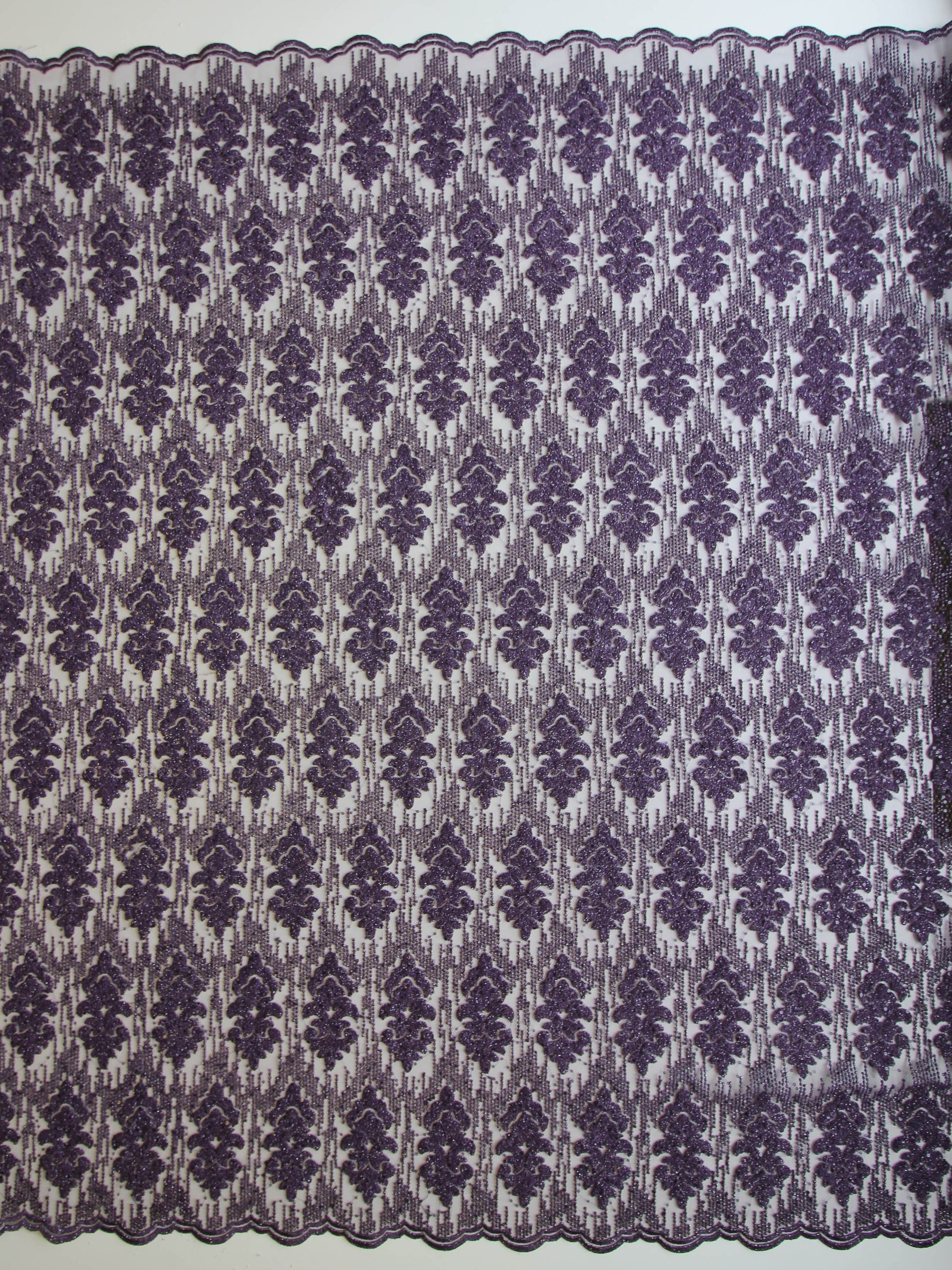 Purple Embroidered Lace – Mara