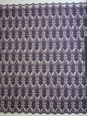 Purple Embroidered Lace – Mara