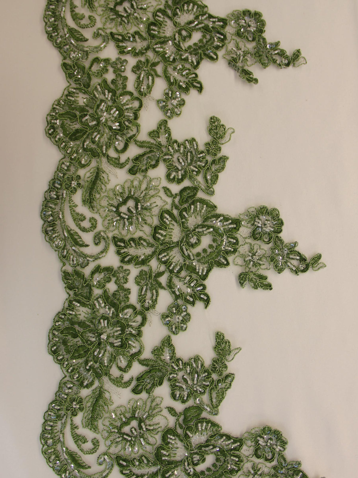 Emerald Green Lace Trim - Victoria