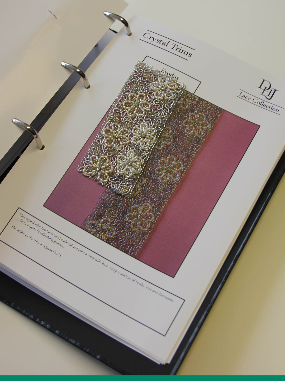 Sample Book - Crystal Trims (Customers Own Choice)