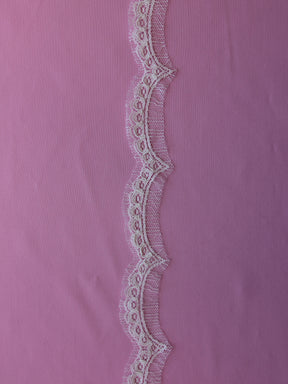 Silk White Chantilly Lace Trim - Pippi