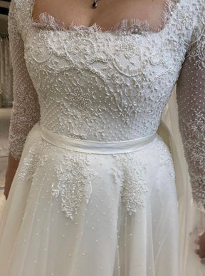 Ivory Beaded Lace - Sincere
