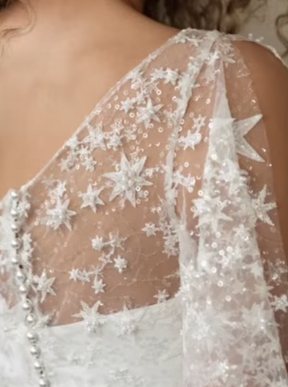 Ivory Beaded Lace - Selina