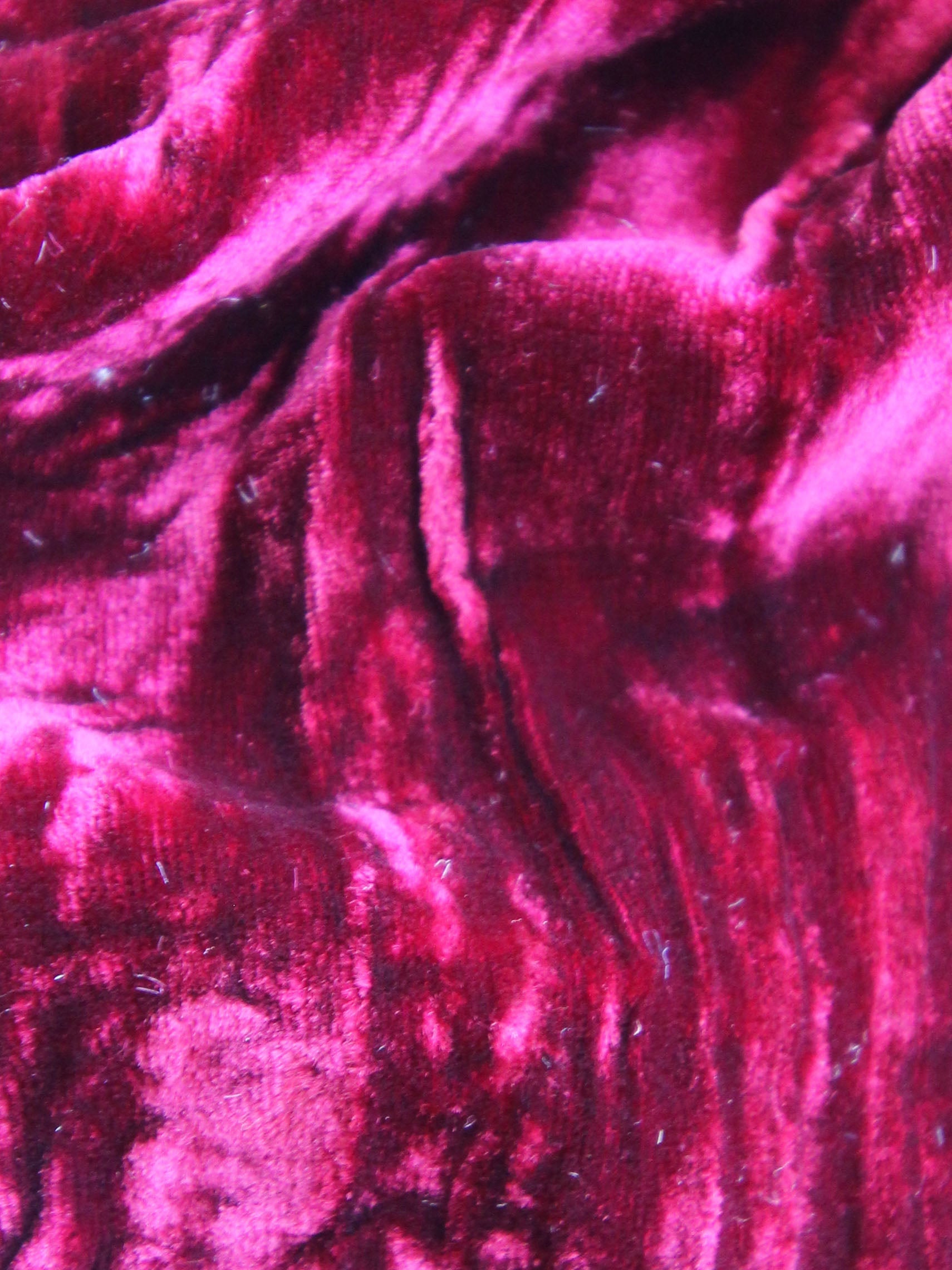 Silk Velvet (137cm/54") - Ruffle