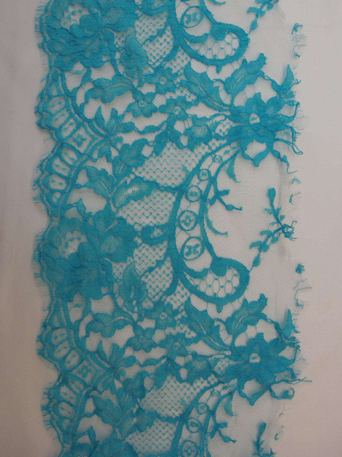 Paradise Blue Lace Trim - Kate