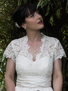 White Corded Lace - Belinda