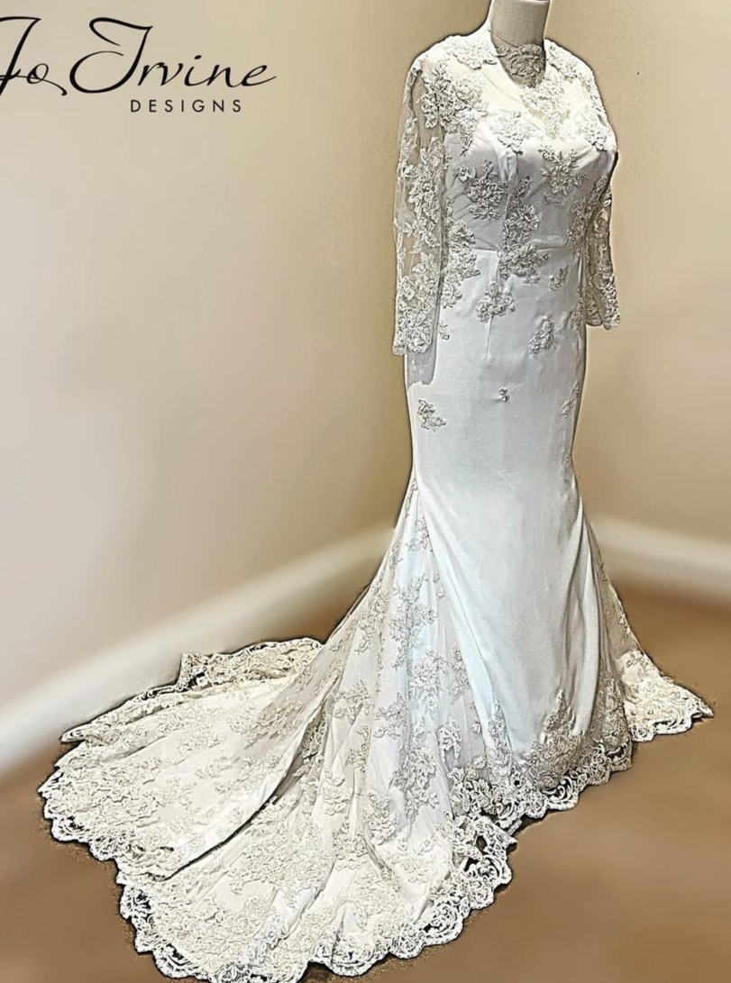 Ivory Beaded Lace - Victoria