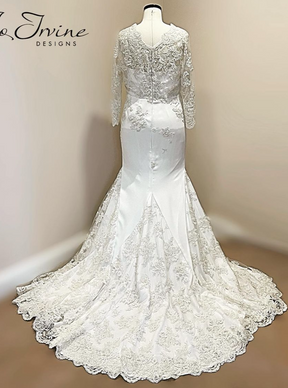 Ivory Beaded Lace - Victoria