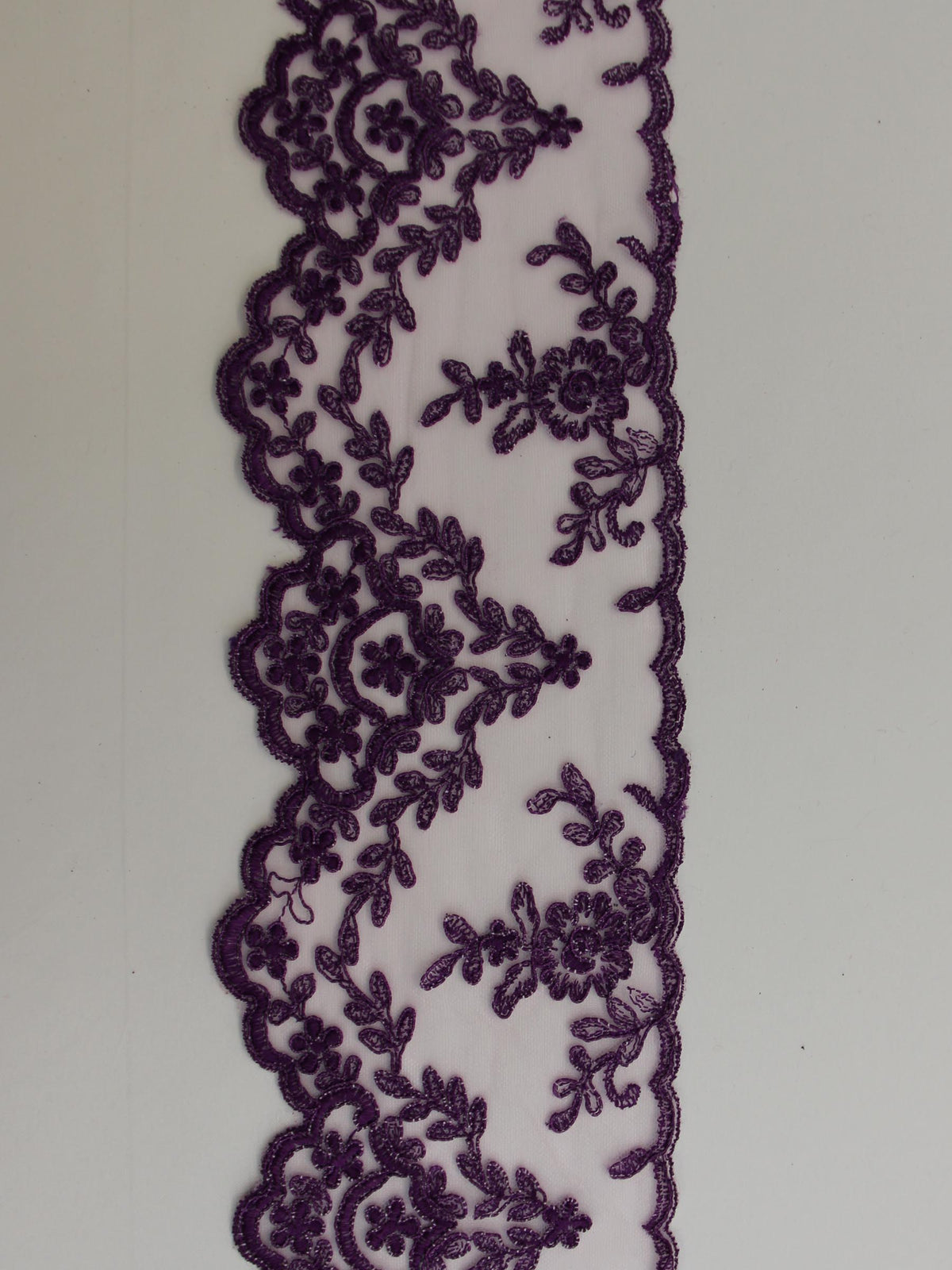 Deep Violet Lace Trim - Kansas