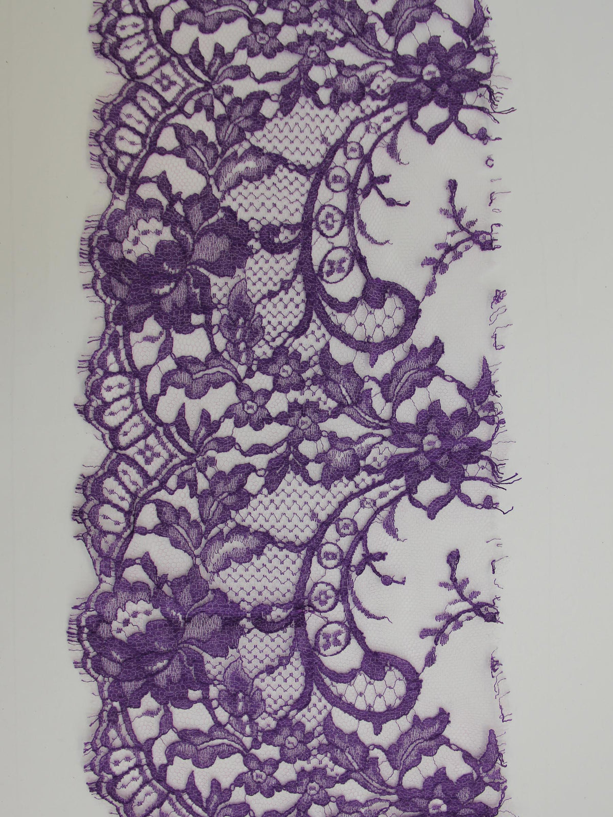 Deep Violet Lace Trim - Kate