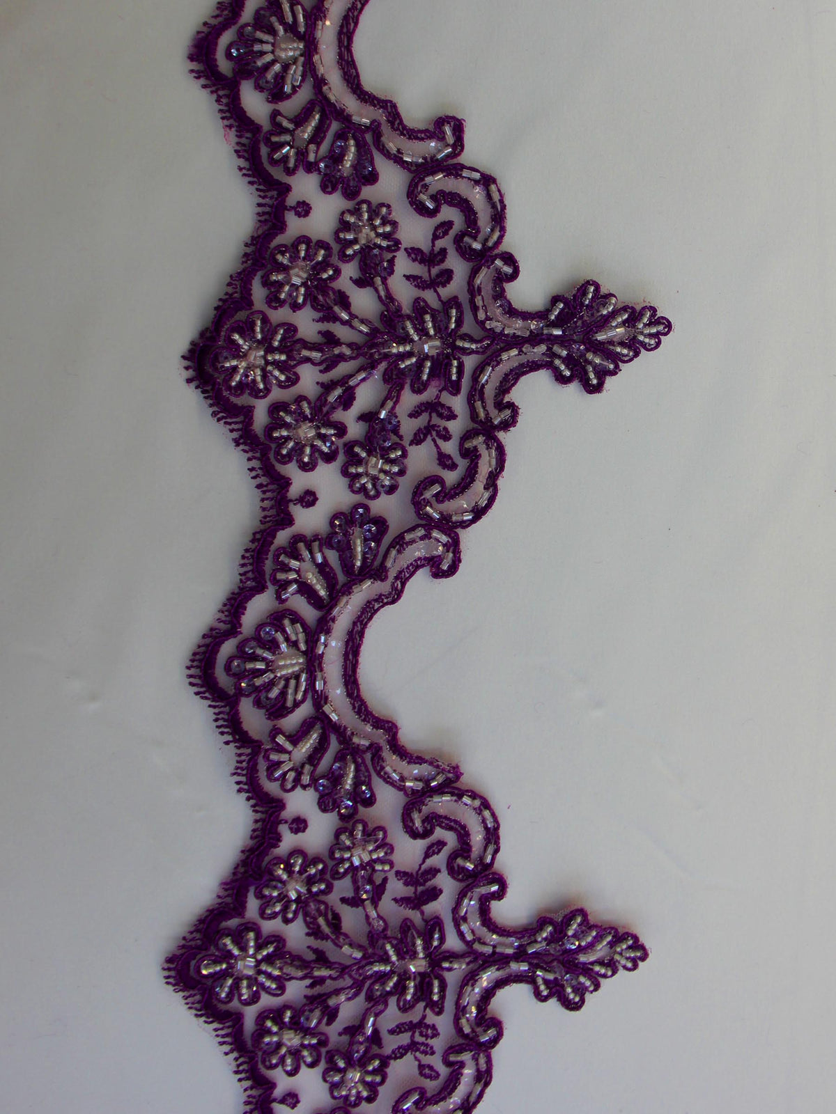 Violet Lace Trim - Sophia