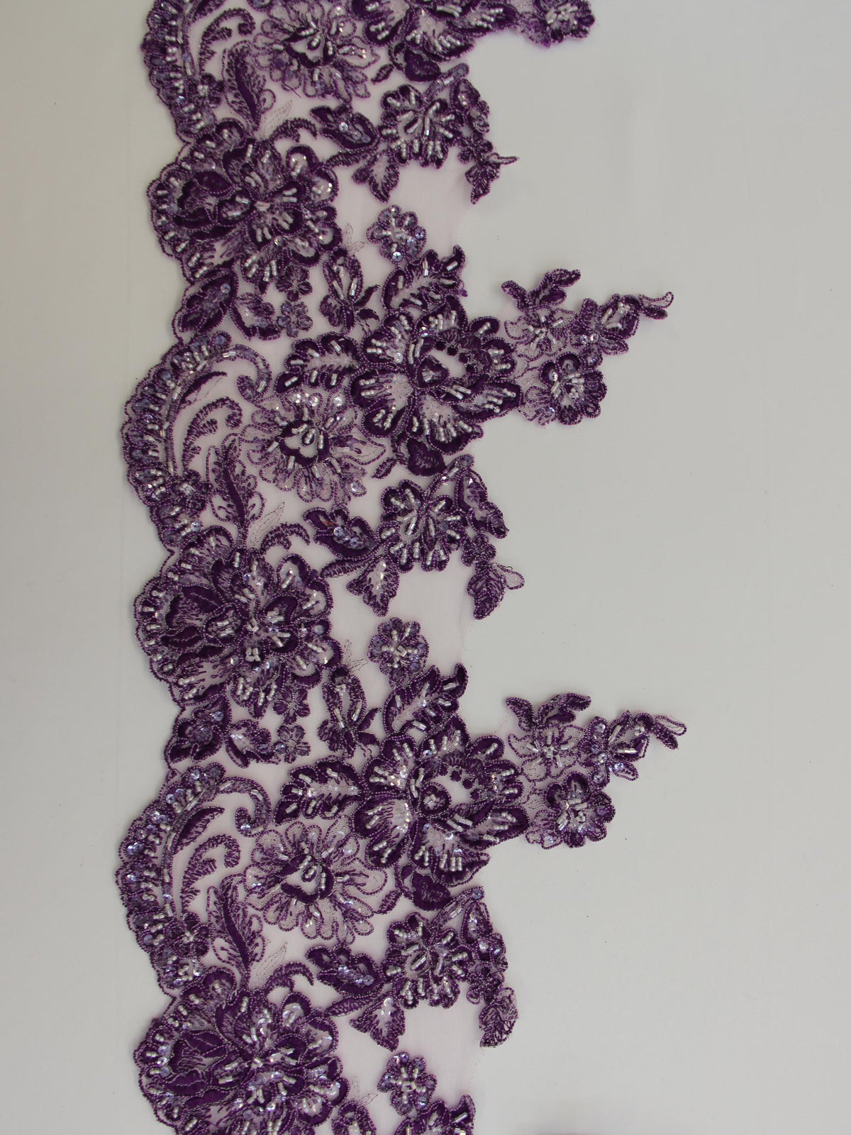 Deep Violet Lace Trim - Victoria