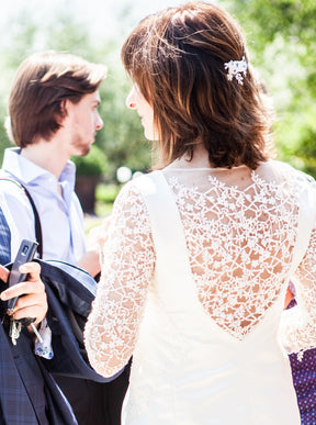 Ivory Guipure Lace - Guinevere