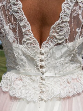 Ivory Corded and Beaded Lace – Rochelle