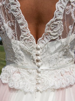 Ivory Corded and Beaded Lace – Rochelle