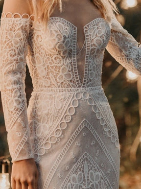 Ivory Embroidered Lace - Nyla